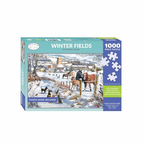 Otter House Winter Fields Jigsaw Puzzle (1000 Pieces) von Otter House
