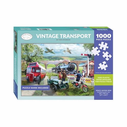 Vintage Transport – Puzzle mit 1000 Teilen von Otter House
