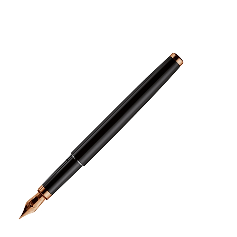 Otto Hutt Füllfederhalter Design 01 guillochiert schwarz-roségold F Otto Hutt Füllfederhalter Design 01 guillochiert schwarz-roségold F von Otto Hutt