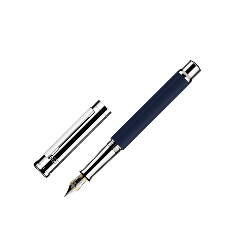 Otto Hutt Füllfederhalter Design 04 glatt Stahlfeder mitternachtsblau B von Otto Hutt