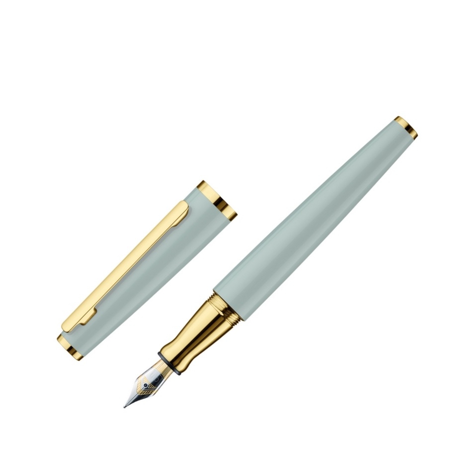 Otto Hutt Füllfederhalter Design 06 Glanzlack Stahlfeder pistazie B von Otto Hutt