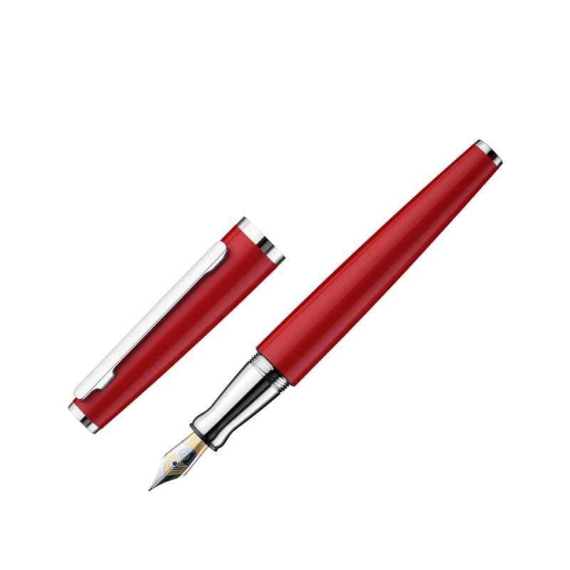 Otto Hutt Füllfederhalter Design 06 Glanzlack Stahlfeder rot M von Otto Hutt