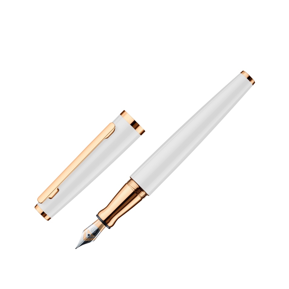 Otto Hutt Füllfederhalter Design 06 weiß roségold M Otto Hutt Füllfederhalter Design 06 weiß roségold M von Otto Hutt