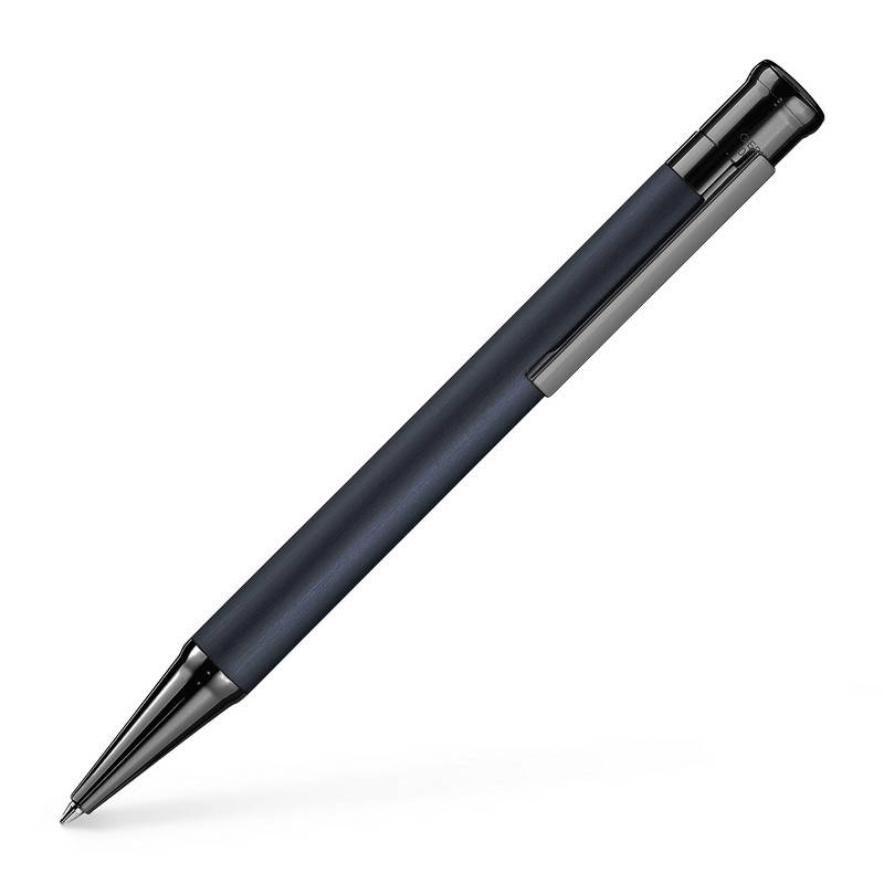 Otto Hutt Kugelschreiber Design 04 matt blau ruthenium Otto Hutt Kugelschreiber Design 04 matt blau ruthenium von Otto Hutt