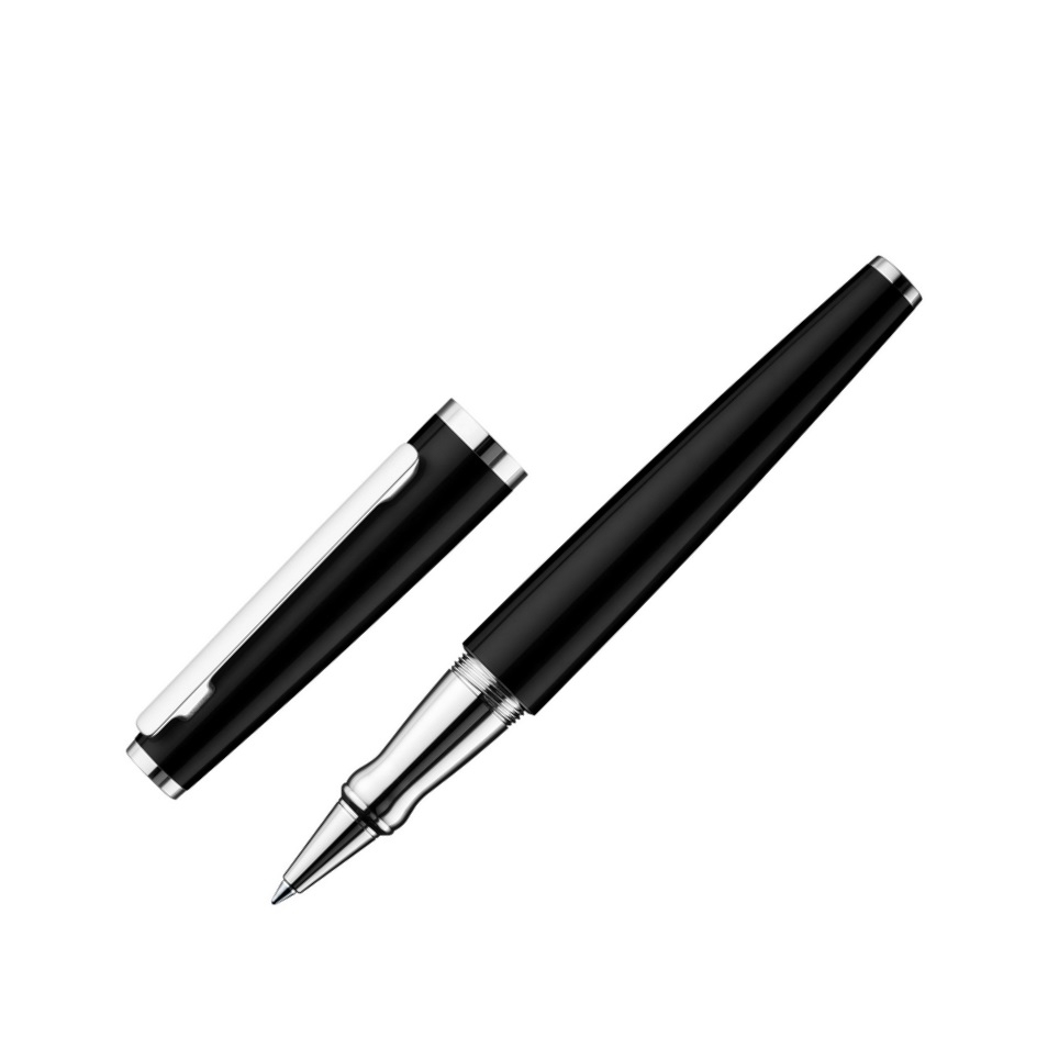 Otto Hutt Tintenroller Design 06 Glanzlack schwarz von Otto Hutt