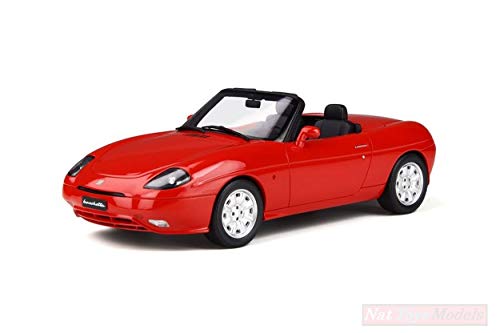 OTTOMOBILE OT816 FIAT BARCHETTA Rosso Corsa 1:18 MODELLINO DIE CAST Model kompatibel mit von Otto Mobile