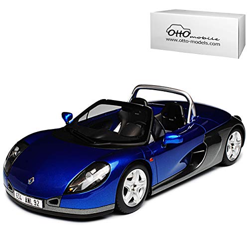 Renautl Sport Spider Cabrio Blau 1995-1999 Nr 748 1/18 Otto Modell Auto mit individiuellem Wunschkennzeichen von Otto Mobile