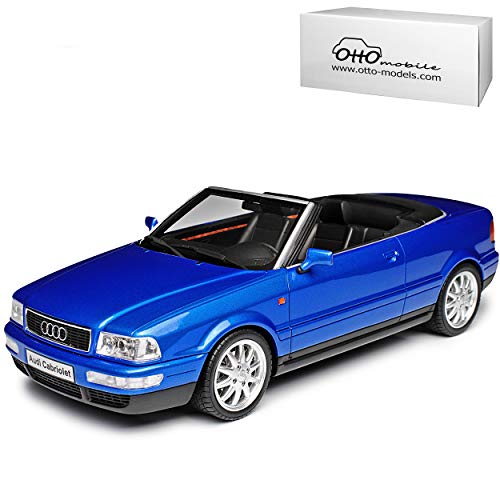 Otto Mobile A-U-D-I 80 B4 Cabrio Kingfisher Blau 1991-1995 Nr 825 1/18 Modell Auto von Otto Mobile