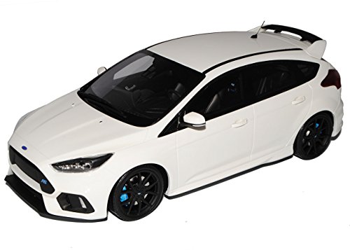 Ford Focus RS Weiss 5 Türer 3. Generation Ab 2015 Nr 730 1/18 Otto Modell Auto mit individiuellem Wunschkennzeichen von Otto Mobile