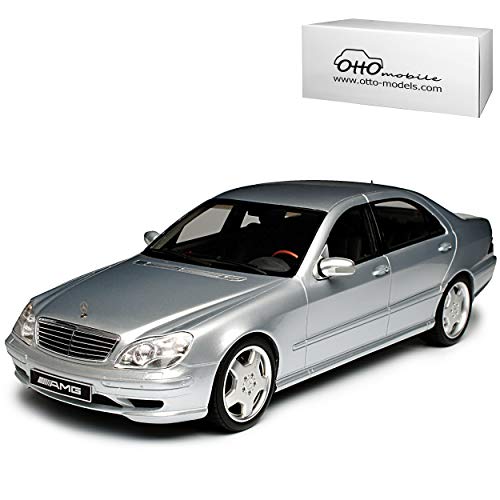 Mercedes-Benz S-Klasse S55 AMG W220 Limousine Silber 1998-2005 Nr 292 1/18 Otto Modell Auto von Otto Mobile