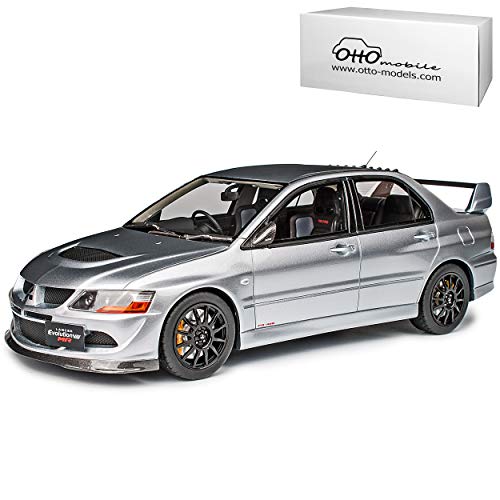 Otto Mobile Mitsubishi Lancer Evo Evolution VIII 8 Limousine Silber Grau 2003-2005 Nr 862 1/18 Modell Auto mit individiuellem Wunschkennzeichen von Otto Mobile