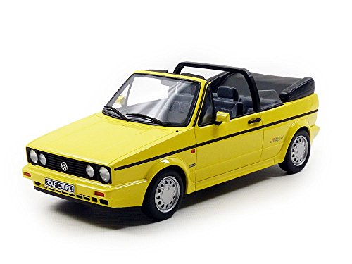 Ottomobile OTTO Mobile – ot693 – Fahrzeug Miniatur – Volkswagen Golf 1 Cabrio Young Line – 1991 – Maßstab 1/18, gelb von Otto Mobile
