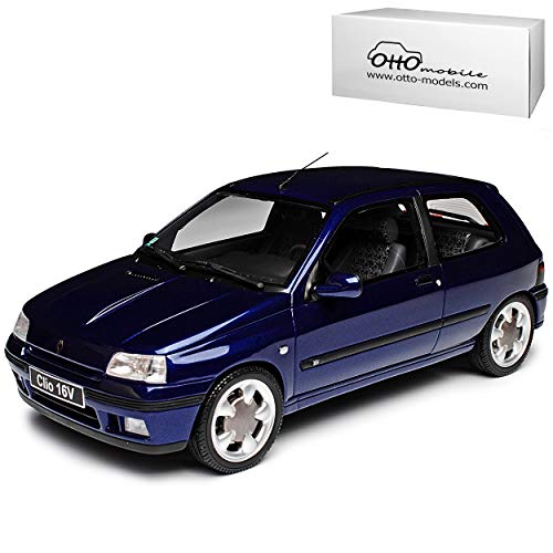 Renautl Clio I 1. Generation Phase II 3 Türer Blau 1990-1998 Nr 744 1/18 Otto Modell Auto von Otto Mobile