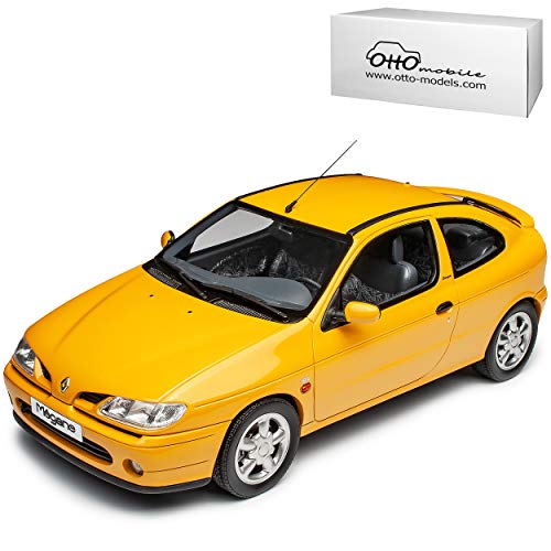 Renautl Megane I Coupe Gelb 2.0 16V 1. Generation 1995-2003 Nr 343 1/18 Otto Modell Auto von Otto Mobile