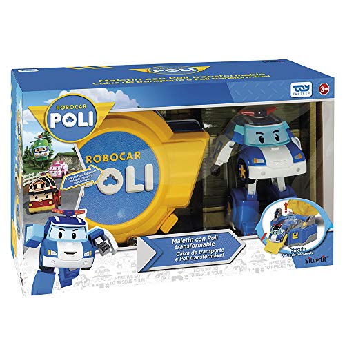 Ouaps - 83072 – Spielzeug für Kleinkinder – Robocar Spielkoffer poliert 2-in-1 – Fahrzeug inklusive von Ouaps