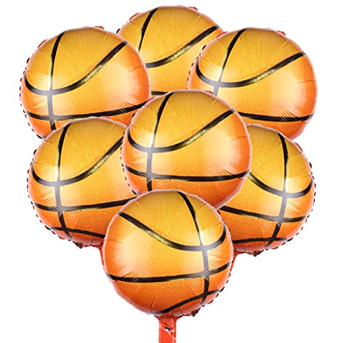 Ouceanwin 15 Stück Luftballons Basketball Deko Helium Ballon Basketball Folienballon Basketball Ballons zum Befüllen für Weltspiel Sport Basketball Thema Kindergeburtstag Junge Party Deko von Ouceanwin