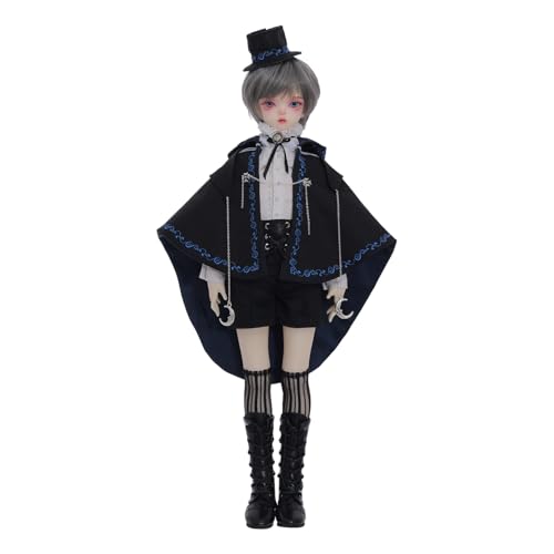 Oueneifs Pegabjd BJD 1/4 Fullset mit modischem blauem Umhang, Magier-Stil, Kunstpuppe für 15+ Jahre alt von Oueneifs