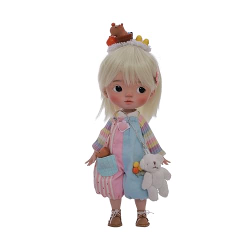 Oueneifs Xavibjd 1/6 Puppe Bjd Regenbogen, niedlich, Mädchen, doppelte Augenlider mit Hüten, Spielzeug aus Kunstharz, für Kinder ab 15 Jahren Oueneifs Xavibjd 1/6 Puppe Bjd Regenbogen, niedlich, Mädchen, doppelte Augenlider mit Hüten, Spielzeug aus Kunstharz, für Kinder ab 15 Jahren von Oueneifs