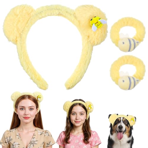 Ouligay 3 Stück Bären Ohren Haarreif Bärenohren Haarreif Niedliche Bärenohren Stirnband Bär Ohren Haarreifen Party Kopfbedeckung Cartoon Bären Haarband für Erwachsene Kinder Cosplay Halloween Party Ouligay 3 Stück Bären Ohren Haarreif Bärenohren Haarreif Niedliche Bärenohren Stirnband Bär Ohren Haarreifen Party Kopfbedeckung Cartoon Bären Haarband für Erwachsene Kinder Cosplay Halloween Party von Ouligay