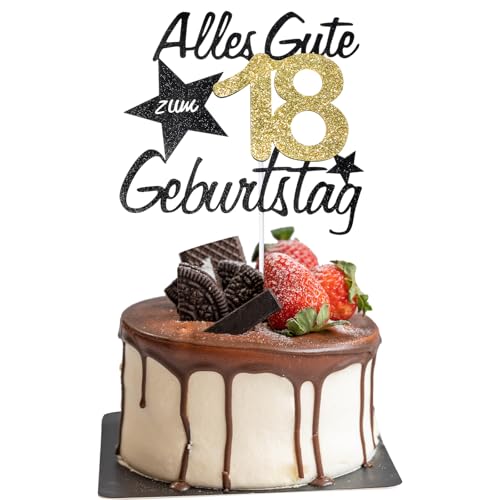 Ouligay Tortendeko 18 Geburtstag Junge Mädchen Happy 18th Birthday Tortendeko Glitzer Schwarz Gold 18th Kuchendeko Teenager 18 Cake Topper Kuchen Deko 18.Geburtstag Junge Mädchen Ouligay Tortendeko 18 Geburtstag Junge Mädchen Happy 18th Birthday Tortendeko Glitzer Schwarz Gold 18th Kuchendeko Teenager 18 Cake Topper Kuchen Deko 18.Geburtstag Junge Mädchen von Ouligay