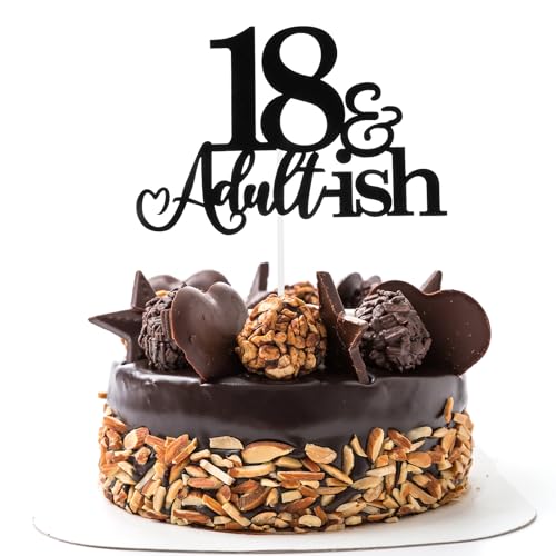 Ouligay Tortendeko 18. Geburtstag Junge Mädchen Glitzer Happy 18th Birthday Tortendeko Schwarz Kuchen Deko 18th Geburtstag Kuchendeko Cake Topper für 18 Geburtstagdeko Frauen Männer Ouligay Tortendeko 18. Geburtstag Junge Mädchen Glitzer Happy 18th Birthday Tortendeko Schwarz Kuchen Deko 18th Geburtstag Kuchendeko Cake Topper für 18 Geburtstagdeko Frauen Männer von Ouligay