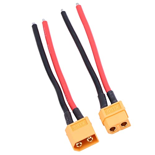 2 Teile/Satz XT60 Buchse Stecker Adapter 14AWG Silikon Kabel Draht RC Zubehör Gute Elektrische Isolierung 2 Teile/Satz XT60 Buchse Stecker Adapter 14AWG Silikon Kabel Draht RC Zubehör Gute Elektrische Isolierung von Oumefar