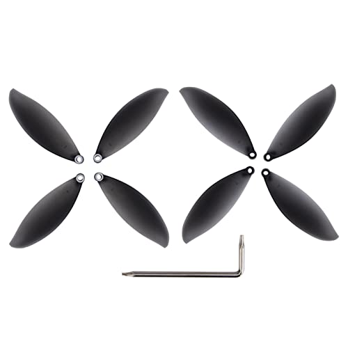 Keenso Drohnenpropeller, 8 Stück CCW/CW Propellerblätter Requisiten für Parrot Anafi Drone RC Quadcopter Zubehör von Oumefar