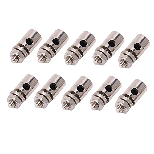 Oumefar 10 Stück Gestängestopper, RC-Schubstangengestänge, Verstellbare Gestängeverbinder-Gestängestopper für Modellflugzeug-DIY-Ersatzteile Oumefar 10 Stück Gestängestopper, RC-Schubstangengestänge, Verstellbare Gestängeverbinder-Gestängestopper für Modellflugzeug-DIY-Ersatzteile von Oumefar