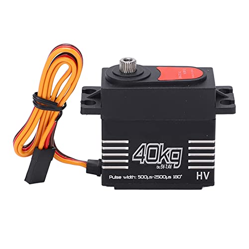 Oumefar 2PCS QY3240MG High Speed Metal Gear 40kg Digital Servo mit Großem Drehmoment für Scx10 1:8/1:10 RC Car Robot Oumefar 2PCS QY3240MG High Speed Metal Gear 40kg Digital Servo mit Großem Drehmoment für Scx10 1:8/1:10 RC Car Robot von Oumefar