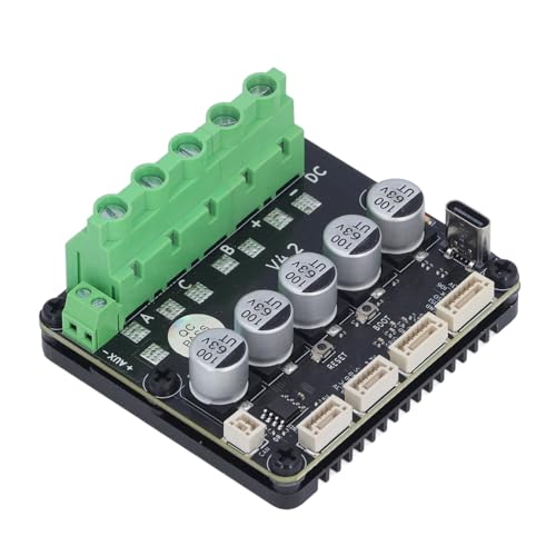 Oumefar Bürstenloser Servomotor Controller mit Kabelbaum 8-24V 120A BLDC-Treiberplatine für ODESC V4.2 mit USB PWM UART-Dose Schnittstellen für Robotik CNC von Oumefar