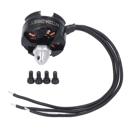 Oumefar MT2204 2300 KV Bürstenloser Motor, M5x12mm Hochleistungslegierungs -Stahlantriebswelle für 180 210 250 Quadcopter RC Drohne von Oumefar