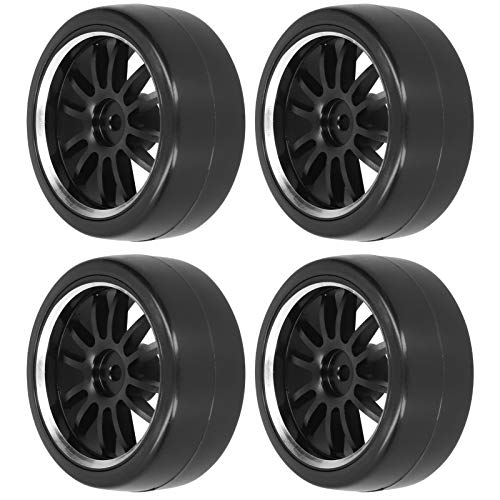 Oumefar Metall-RC-Drift-Reifen, RC-LKW-Reifen, Gute Verarbeitung, Hohe Haltbarkeit, Umweltfreundlich für Wpl D12 1/10 Rc-Auto von Oumefar