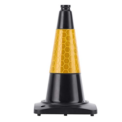 Oumefar Mini Traffic Cones Conos Para Entrenar Soccer Sports Cones For Drills, ABS Plastic Material Reflective Design Enhances Safety Durable ABS Construction (Black) von Oumefar