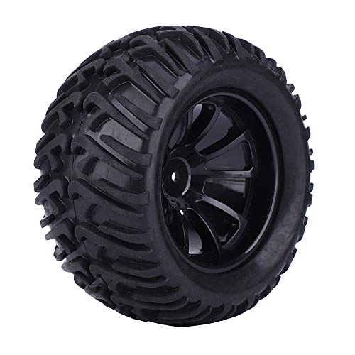 Oumefar RC Anti-Roll-, 1/10 Hochgeschwindigkeitsräder 125 Mm Y-Typ RC-Autofelgen Naben Radstange Automodell Ersatzteile Ersatz für RC-Fahrzeugauto (Schwarz) von Oumefar