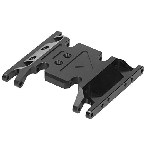 Oumefar RC-Getriebehalterung, Aluminiumlegierung 1/10 Getriebehalterung Getriebehalter Passend für Axial SCX10 II 90046 90047 90075 RC-Autozubehör (Schwarz) von Oumefar