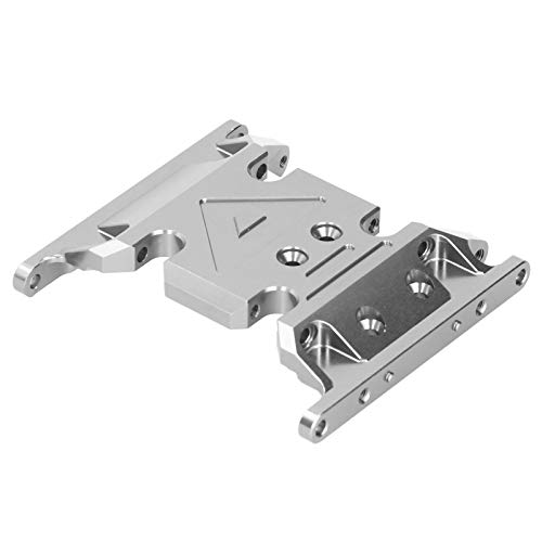 Oumefar RC-Getriebehalterung, Aluminiumlegierung 1/10 Getriebehalterung Getriebehalter Passend für Axial SCX10 II 90046 90047 90075 RC-Autozubehör (Ti-Farbe) von Oumefar