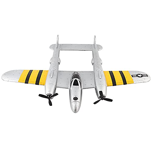 Oumefar RC Glider, 2,4 GHz Flugzeug EPP Schaum Flugzeug DIY Simulation Flugzeug Modell Spielzeug Einfach zu Fliegen Hochgeschwindigkeits-Low Noise Jet für Erwachsene Anfänger von Oumefar