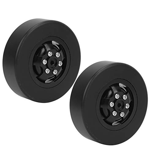 Oumefar RC-Reifen für WPL, RC-Felgenreifen, Perfektes Styling, Hervorragende Haltbarkeit, Kunststoff, Hohe Verschleißfestigkeit, Umweltschutz für RC-Autos (schwarz BL) von Oumefar
