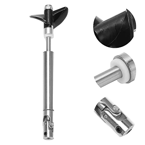 Oumefar Rc-Bootswellenpropeller, 4 Mm Mentale Antriebswellen-Baugruppe, Welle aus Edelstahl, Tragbares Hochgeschwindigkeits-Rennboot-Achsen-Kit, RC-Modellschiff-DIY-Kit für Oumefar Rc-Bootswellenpropeller, 4 Mm Mentale Antriebswellen-Baugruppe, Welle aus Edelstahl, Tragbares Hochgeschwindigkeits-Rennboot-Achsen-Kit, RC-Modellschiff-DIY-Kit für von Oumefar