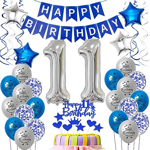 Luftballons 11 Geburtstag Junge deko blau, Geburtstagsdeko 11 Jahre Junge Dekoration, Ballon 11. Geburtstag Junge blau, Deko 11. Geburtstag Luftballons,Tortendeko 11. Geburtstag Junge blau Luftballons 11 Geburtstag Junge deko blau, Geburtstagsdeko 11 Jahre Junge Dekoration, Ballon 11. Geburtstag Junge blau, Deko 11. Geburtstag Luftballons,Tortendeko 11. Geburtstag Junge blau von Oumezon
