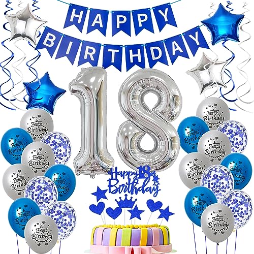 Luftballons 18 Geburtstag Junge deko blau, Geburtstagsdeko 18 Jahre Junge Dekoration, Ballon 18. Geburtstag Junge blau, Deko 18. Geburtstag Luftballons,Tortendeko 18. Geburtstag Junge blau Luftballons 18 Geburtstag Junge deko blau, Geburtstagsdeko 18 Jahre Junge Dekoration, Ballon 18. Geburtstag Junge blau, Deko 18. Geburtstag Luftballons,Tortendeko 18. Geburtstag Junge blau von Oumezon