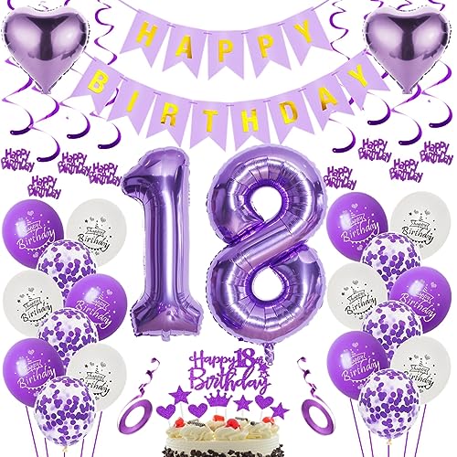 Luftballons 18. Geburtstag Dekoration Lila 18. Geburtstag Deko Mädchen Lila Folienballon 18 Jahre Geburtstag Ballon 18.Geburtstag Deko Lila Mädchen 18 Geburtstag Lila Deko 18. Lila Tortendeko Luftballons 18. Geburtstag Dekoration Lila 18. Geburtstag Deko Mädchen Lila Folienballon 18 Jahre Geburtstag Ballon 18.Geburtstag Deko Lila Mädchen 18 Geburtstag Lila Deko 18. Lila Tortendeko von Oumezon