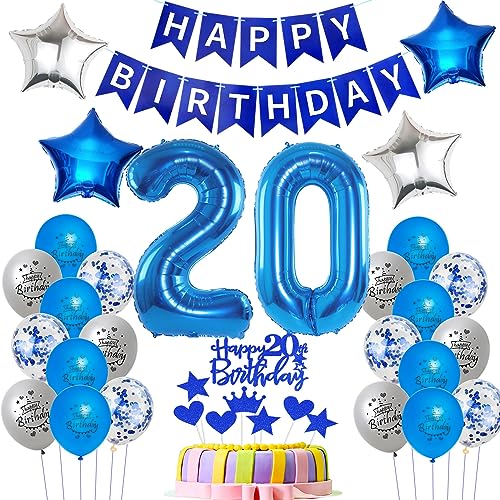 Luftballons 20 Geburtstag Mann deko blau, Geburtstagsdeko 20 Jahre Mann Dekoration, Ballon 20. Geburtstag Männer blau, Deko 20. Geburtstag Luftballons,Tortendeko 20. Geburtstag Mann kuchen deko Luftballons 20 Geburtstag Mann deko blau, Geburtstagsdeko 20 Jahre Mann Dekoration, Ballon 20. Geburtstag Männer blau, Deko 20. Geburtstag Luftballons,Tortendeko 20. Geburtstag Mann kuchen deko von Oumezon