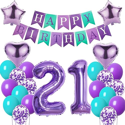 Luftballons 21. Geburtstag Frauen deko Lila Geburtstagsdeko 21 jahre Frauen Geburtstag dekoration 21 Happy Birthday deko 21. Geburtstag Frauen lila Folienballon 21 Geburtstag Frau ballon lila Luftballons 21. Geburtstag Frauen deko Lila Geburtstagsdeko 21 jahre Frauen Geburtstag dekoration 21 Happy Birthday deko 21. Geburtstag Frauen lila Folienballon 21 Geburtstag Frau ballon lila von Oumezon