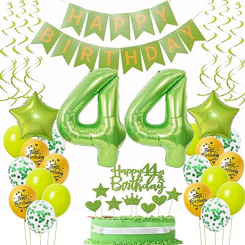 Luftballons 44. Geburtstag Deko Frauen Mann Grün Gold, Geburtstagsdeko 44 Mann happy birthday 44 jahre Männer dekoration Grün Gold Tortendeko 44. Geburtstag Mann ballons 44 Geburtstag Mann Luftballons 44. Geburtstag Deko Frauen Mann Grün Gold, Geburtstagsdeko 44 Mann happy birthday 44 jahre Männer dekoration Grün Gold Tortendeko 44. Geburtstag Mann ballons 44 Geburtstag Mann von Oumezon