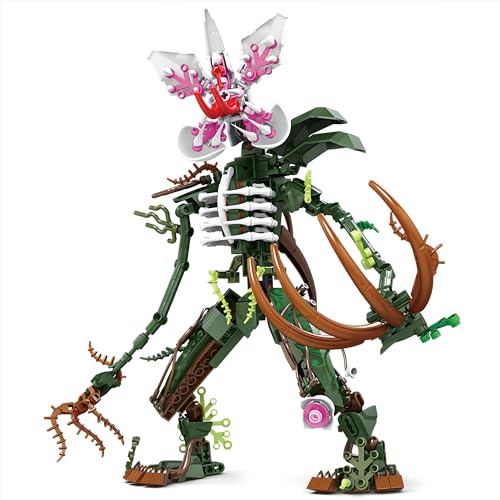 OundarM Blumen-Monster-Block-Set– Orchidee, Standard-Steinspielzeug für Teenager-Geburtstagsgeschenke, 8+ Jungen, Mädchen, Erwachsene, kompatibel mit Lgo – 346 Teile von OundarM
