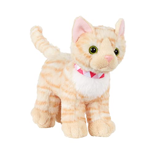Our Generation BD35210Z American Shorthair Kätzchen 15cm Plüschkatze mit weichem, cremefarbigen Plüschfell, Leuchtend grüne Augen, beweglich – Kinder Spielzeug ab 3 Jahren - 45439 HCM Kinzel von Our Generatioin