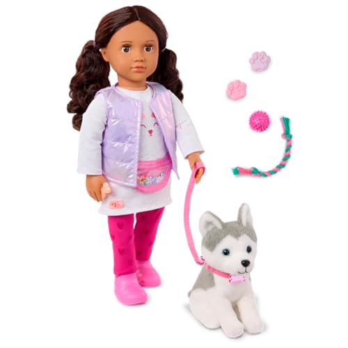 Our Generation – 18-inch Doll & Pet Puppy Set – Husky Dog Plush Stuffed Animal & Accessories – Pretend Play – Toys for Kids Ages 3 Years Old & Up – Estella & Evi Our Generation – 18-inch Doll & Pet Puppy Set – Husky Dog Plush Stuffed Animal & Accessories – Pretend Play – Toys for Kids Ages 3 Years Old & Up – Estella & Evi von Our Generation