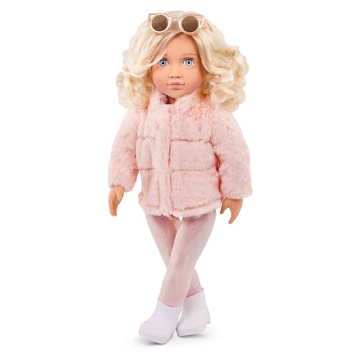 Our Generation – 18-inch Fashion Doll – Lifelike Light-Blue Eyes & Wavy Blonde Hair – Pink Faux-Fur Coat Outfit – Pretend Play – Toys for Kids Ages 3 & Up – AVA Our Generation – 18-inch Fashion Doll – Lifelike Light-Blue Eyes & Wavy Blonde Hair – Pink Faux-Fur Coat Outfit – Pretend Play – Toys for Kids Ages 3 & Up – AVA von Our Generation