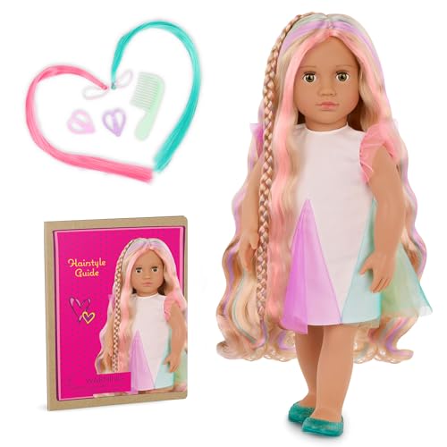 Our Generation – 18-inch Hair Grow Doll – Extendable Braid & Styling Accessories – Pretend Play – Toys for Kids Ages 3 Years Old & Up – Tessie from Hair to There Our Generation – 18-inch Hair Grow Doll – Extendable Braid & Styling Accessories – Pretend Play – Toys for Kids Ages 3 Years Old & Up – Tessie from Hair to There von Our Generation